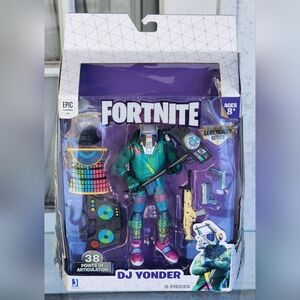 New Epic Games DJ Yonder Fortnite Articulated Figure & Accessories